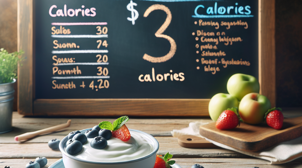 Descubriendo cuántas calorías tiene un yogur natural: Guía completa para tu dieta