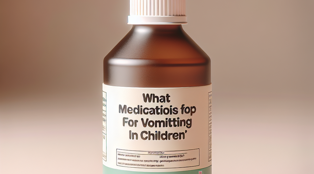 Remedios Efectivos: ¿Qué Medicamento es Bueno para el Vómito en Niños?