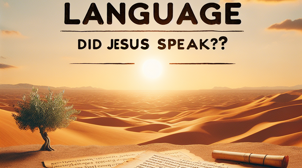 El misterio del idioma que hablaba Jesús: Descubre la verdad histórica