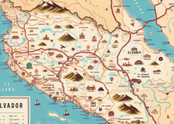 turismo mapa turistico de el salvador