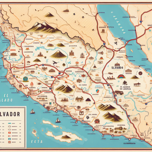 turismo mapa turistico de el salvador