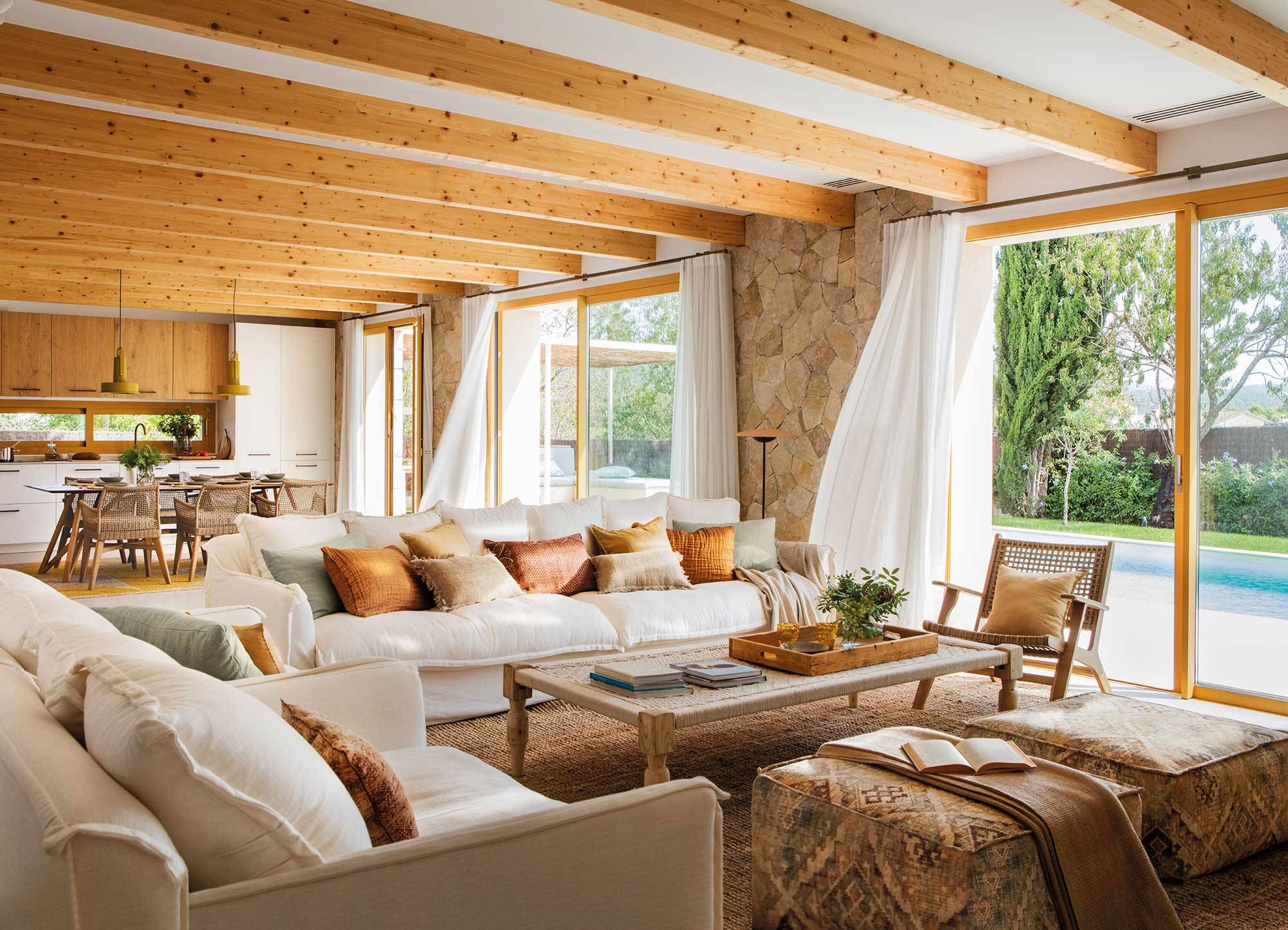 Salon luminoso veraniego