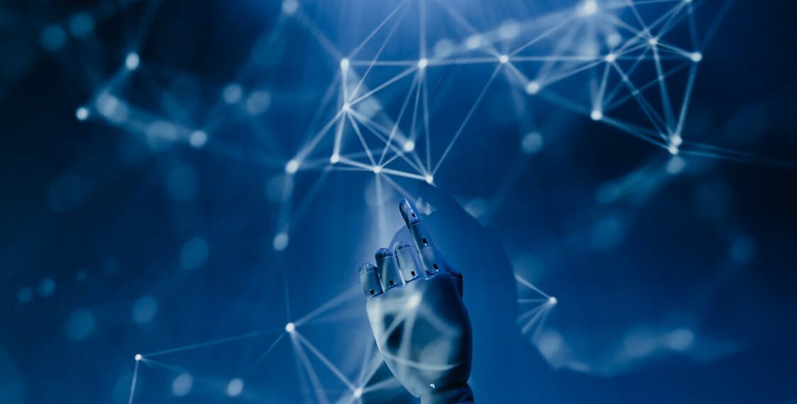 Concepto de inteligencia artificial y tecnología en la vida diaria